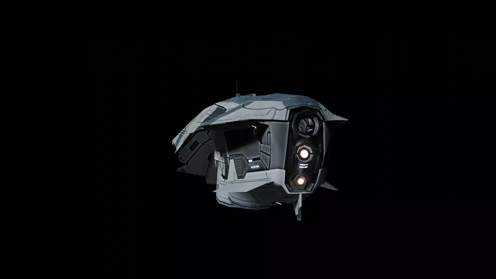 Asteroid Miner Game Asset 3D model_0