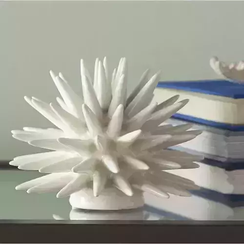 Coral Sea Urchin Decor Sculpture