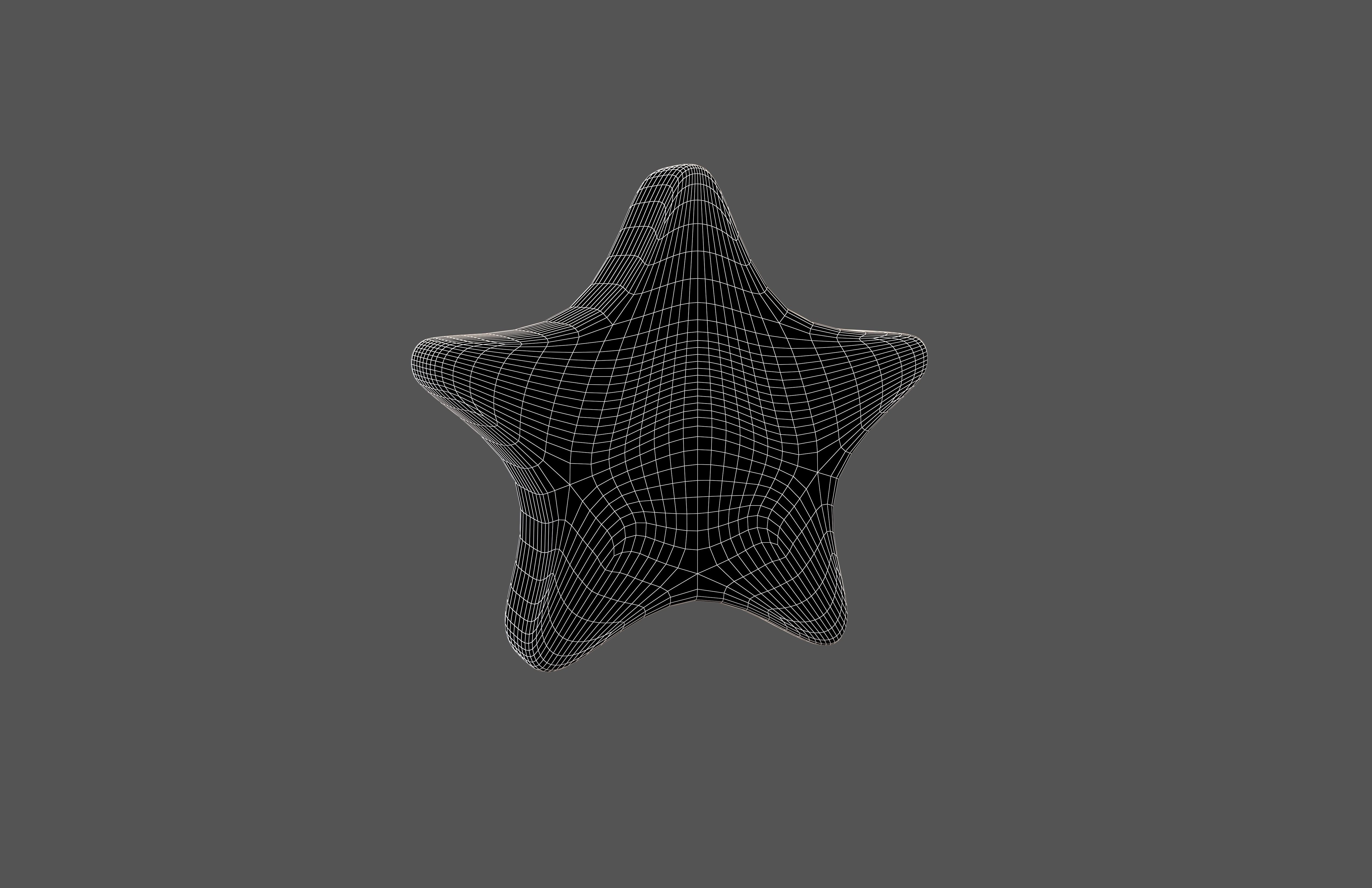 Star Emoji v2 002 Low-poly 3D model_5