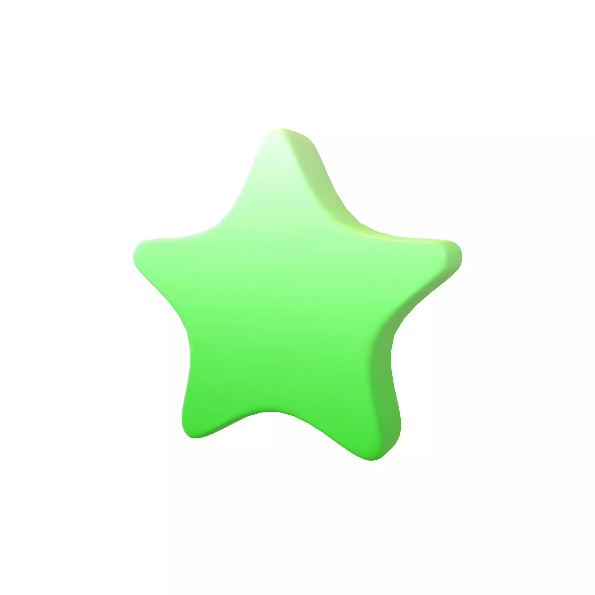 Star Emoji v2 002 Low-poly 3D model_0