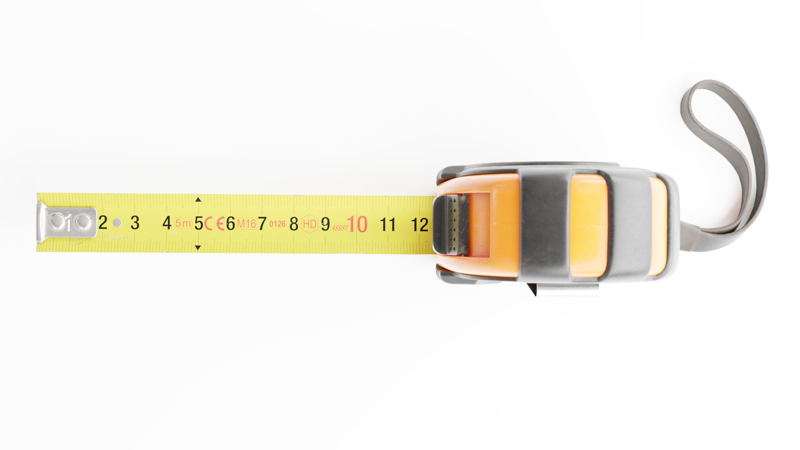 Metal retractable measuring tape 3D model_11