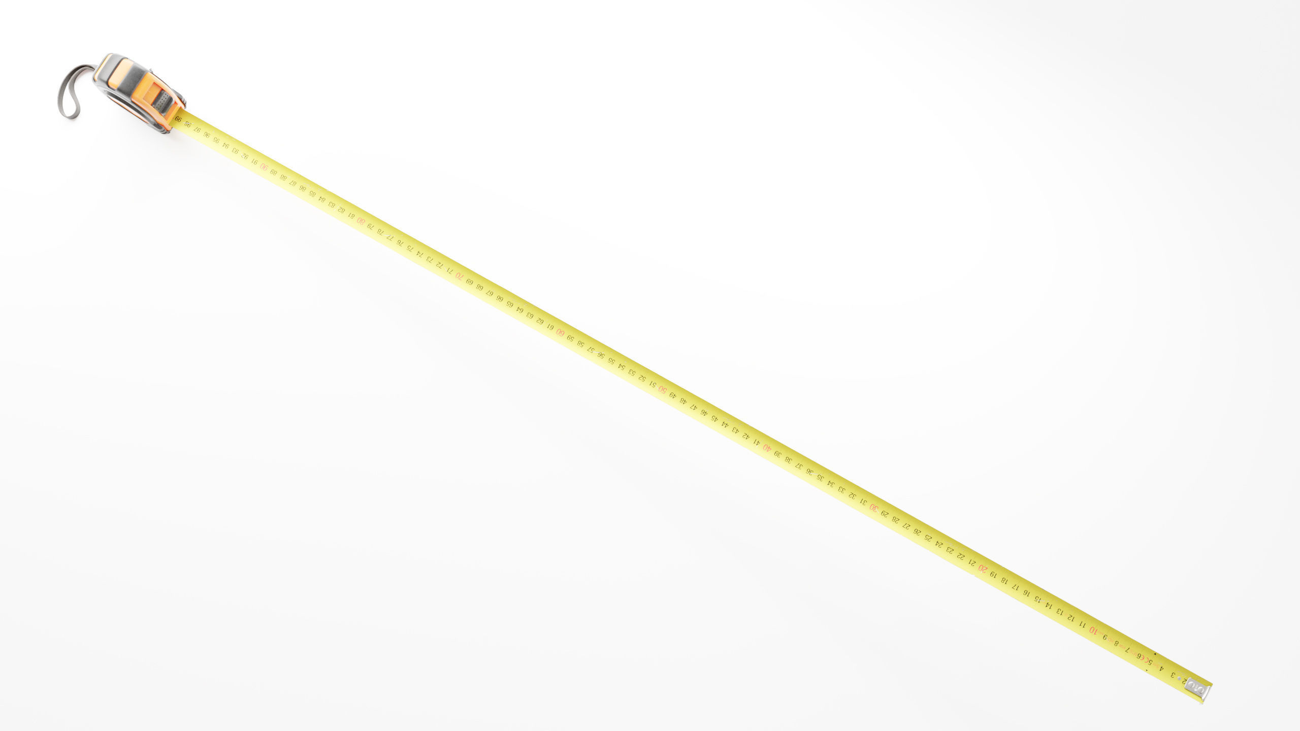 Metal retractable measuring tape 3D model_9