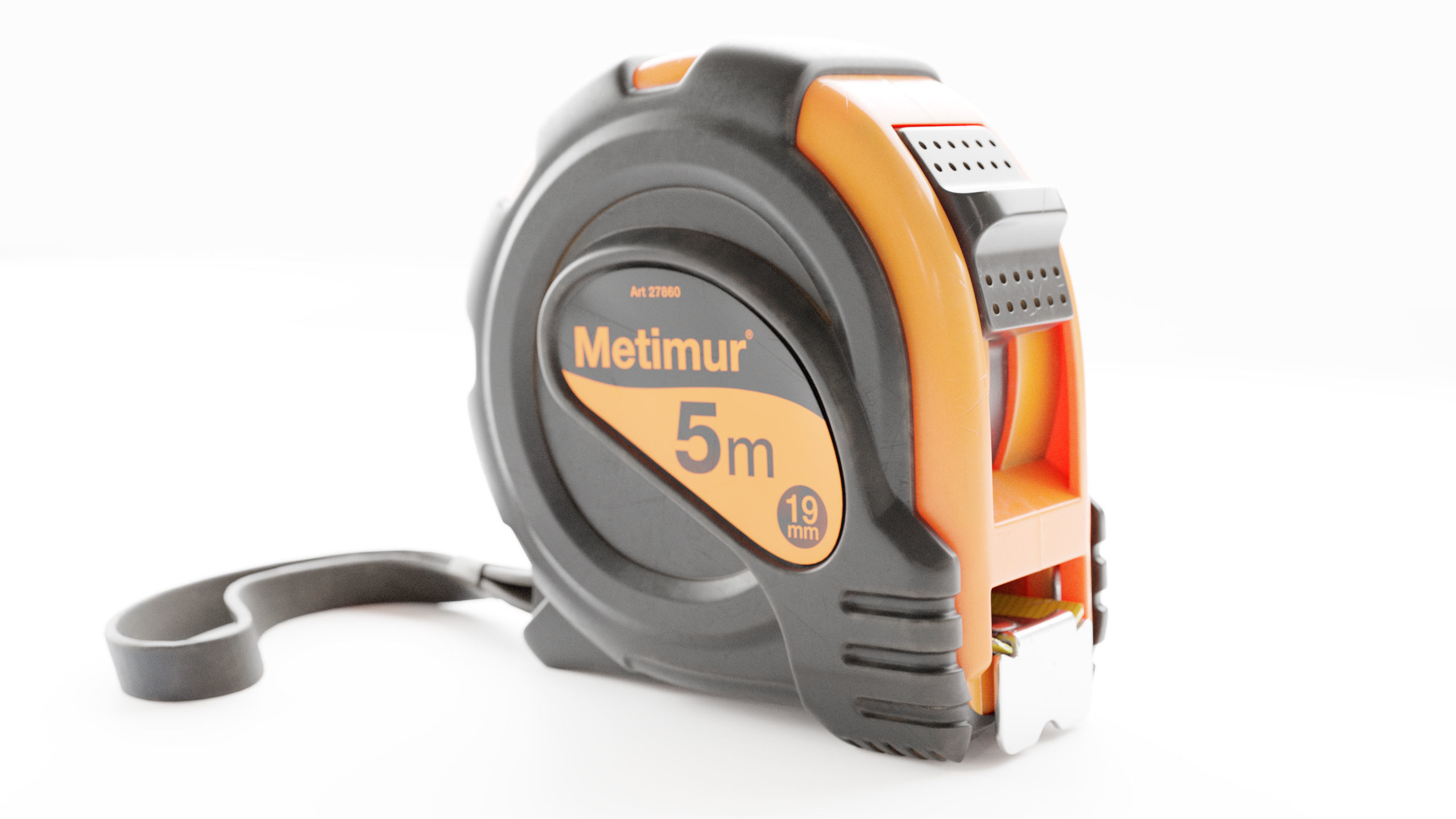 Metal retractable measuring tape 3D model_12