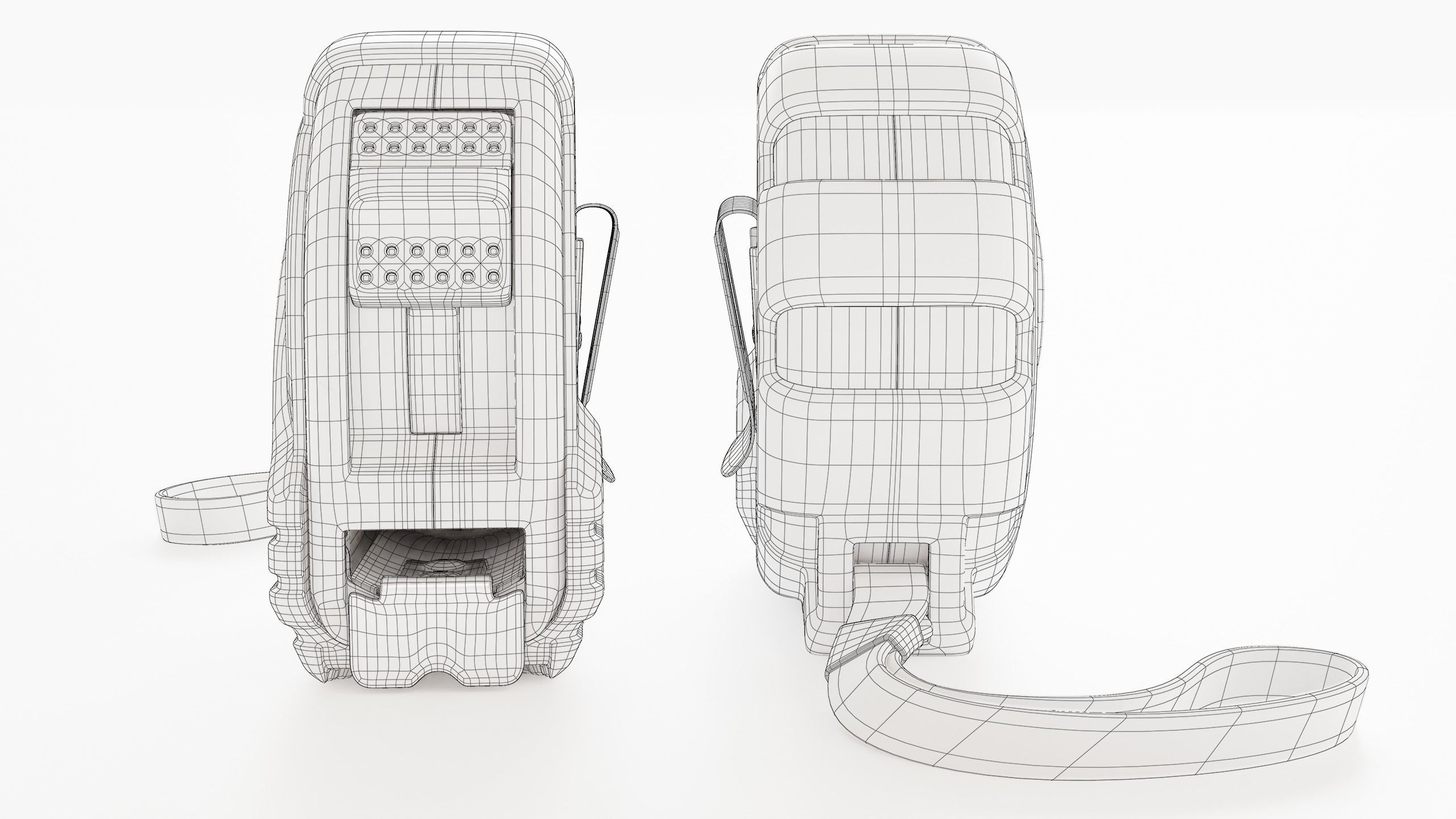 Metal retractable measuring tape 3D model_19