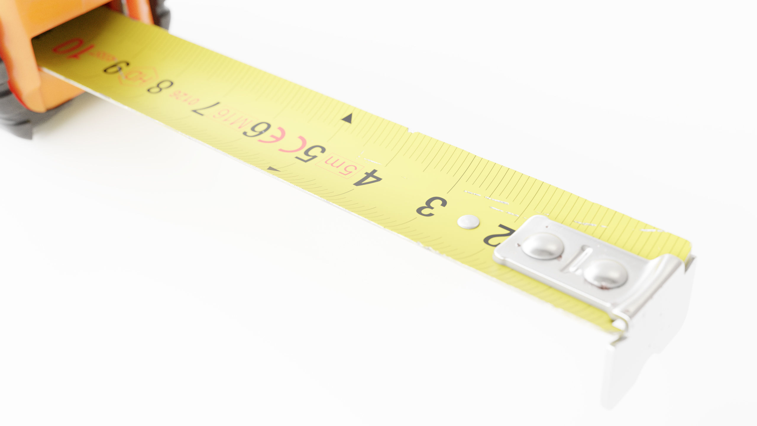 Metal retractable measuring tape 3D model_10