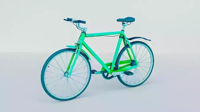 Bicycle Opera 3D Lowpoly Model  in Less Price