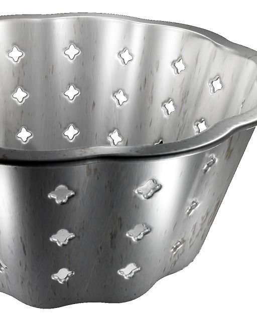 Classic Aluminium Tray 3D model_3