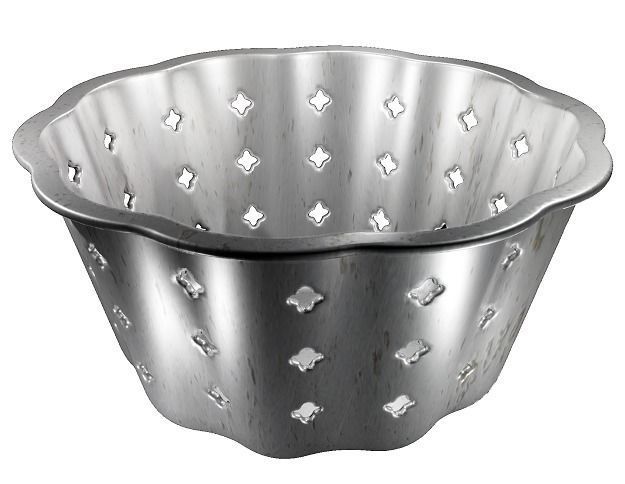 Classic Aluminium Tray 3D model_1