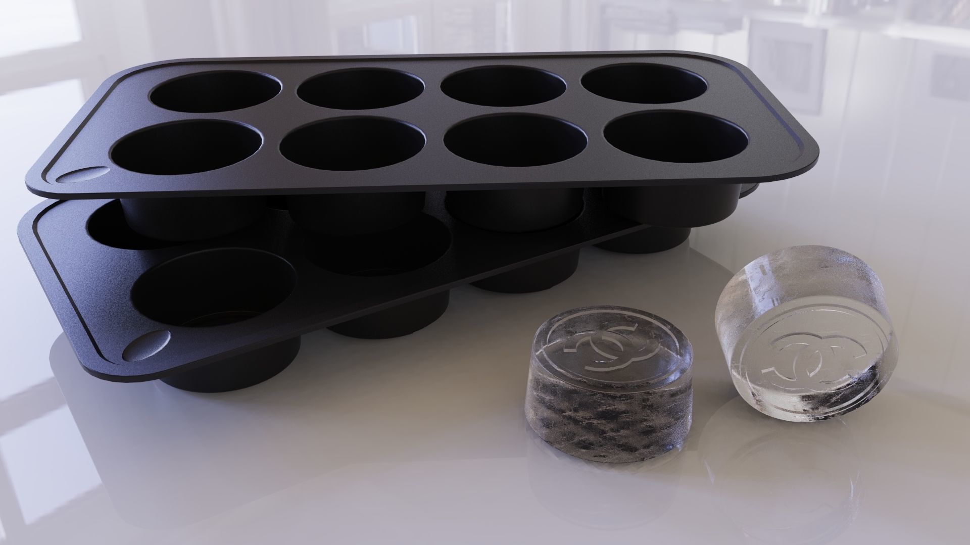 ice mold and chocolate mold 3D print model_1