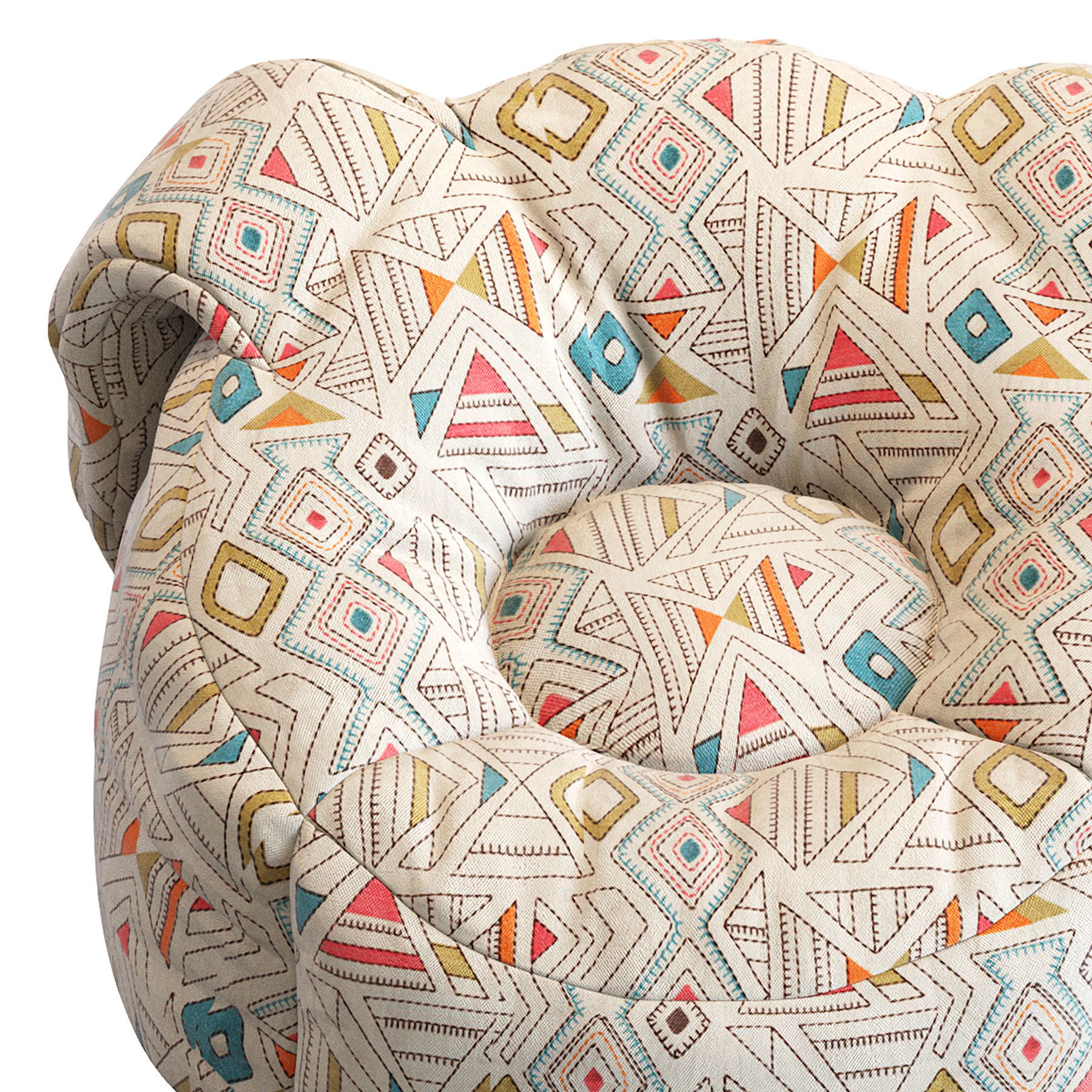 Animal Bean Bag Chairs 3D model_27