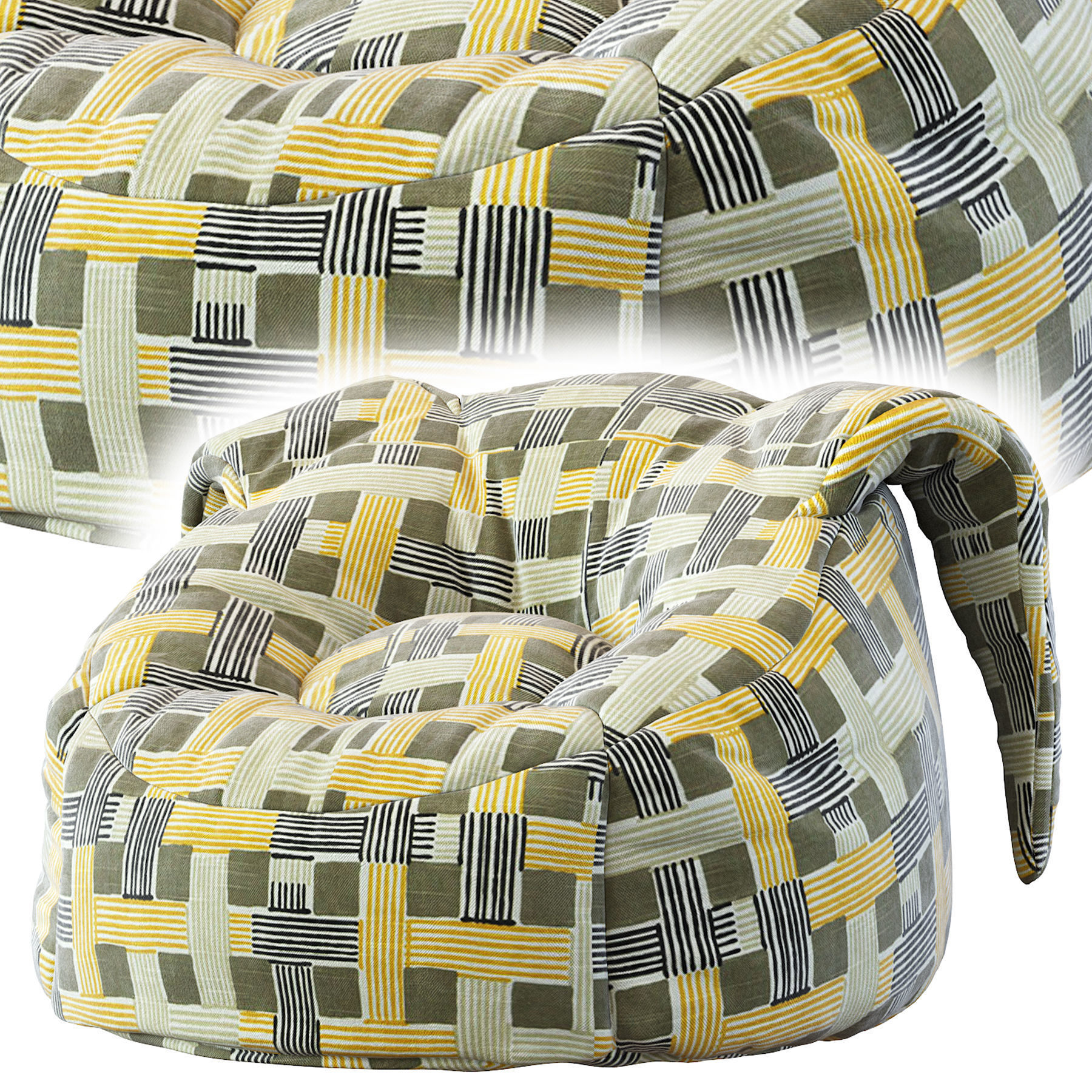 Animal Bean Bag Chairs 3D model_2