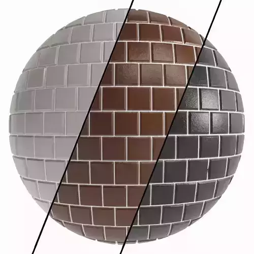 Glass Tile Materials 6- Pbr 4k By Sbsar File