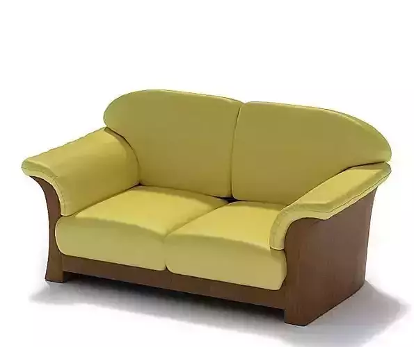 Small Classic Sofa 3D model