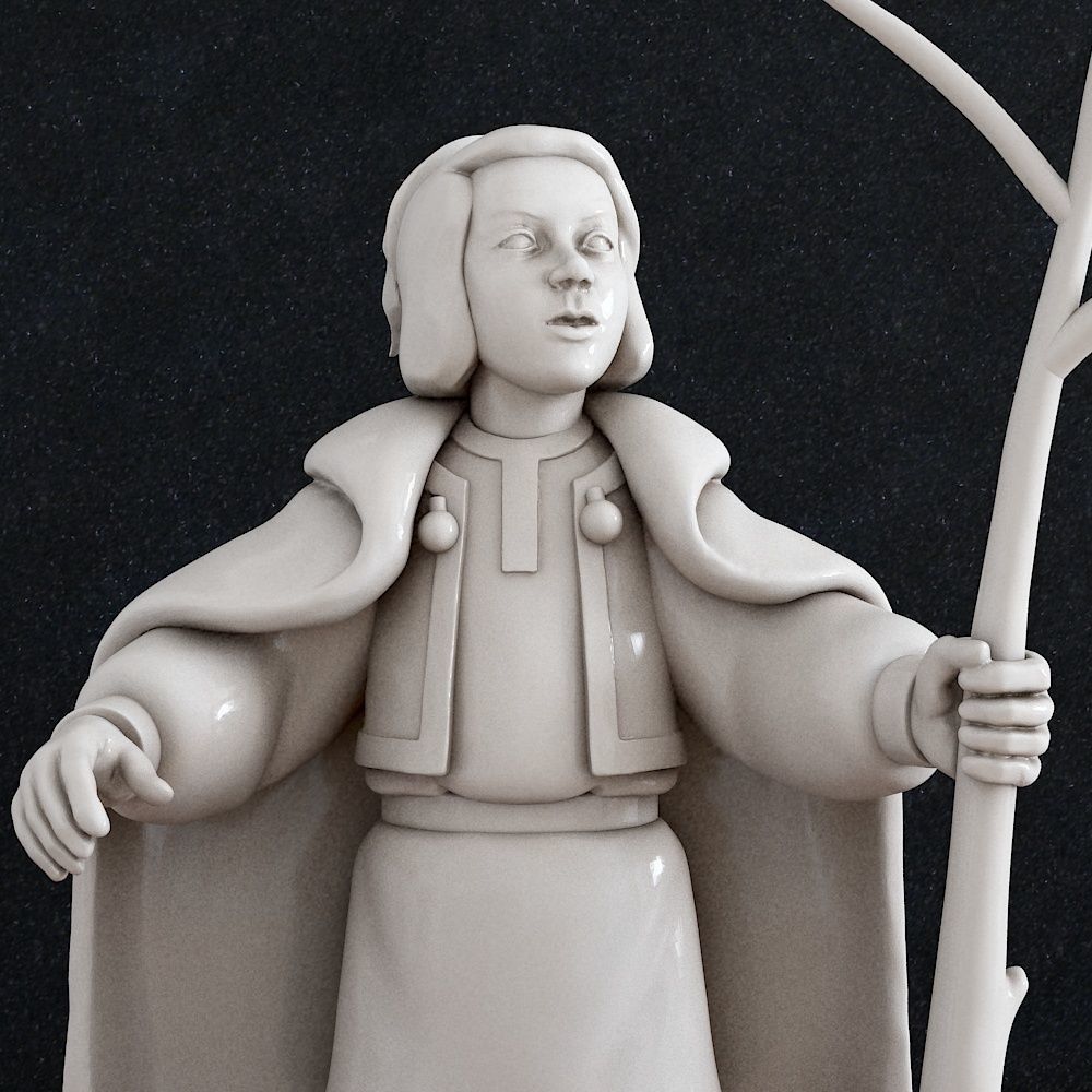 Cartoon baby Boy  3D print model_1