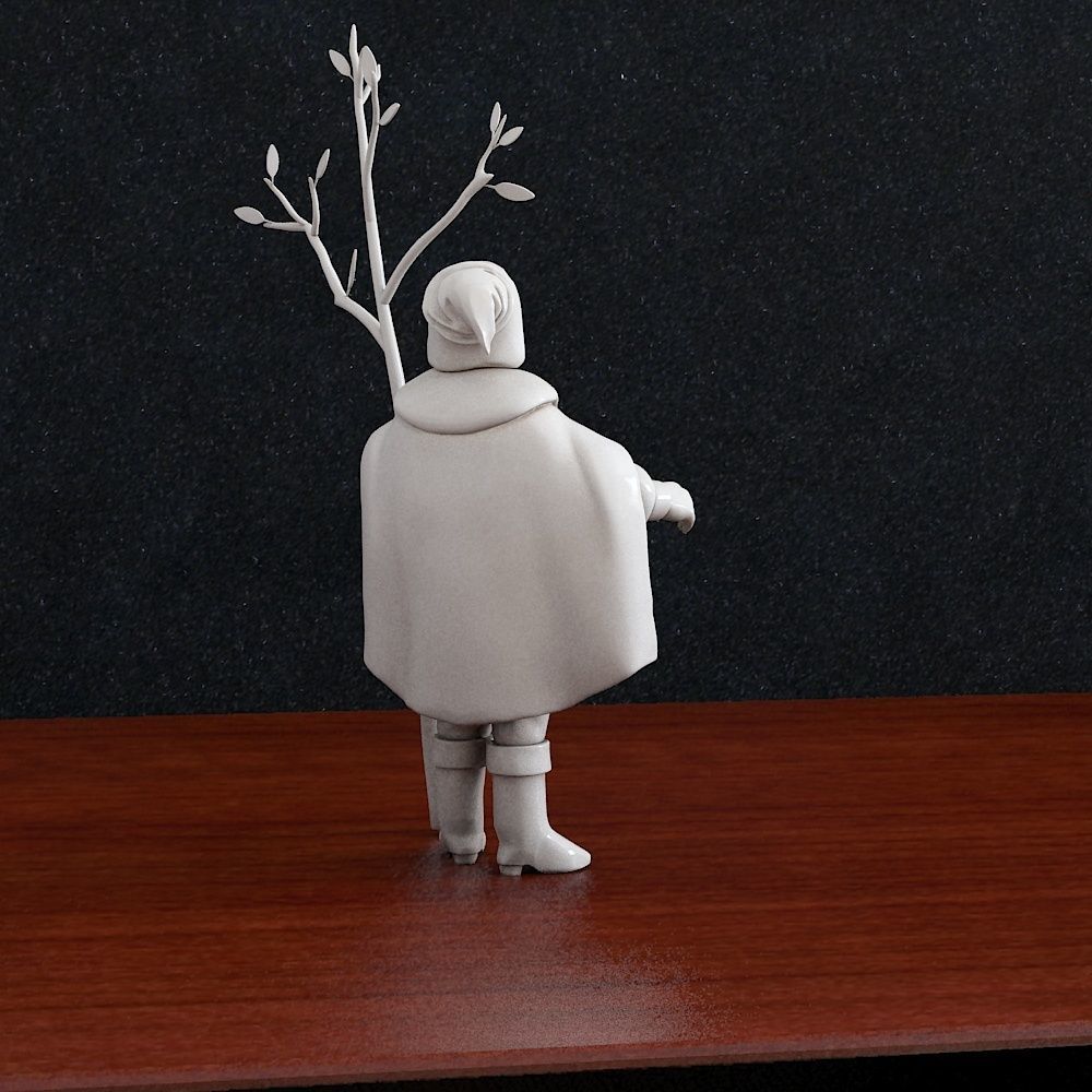 Cartoon baby Boy  3D print model_2