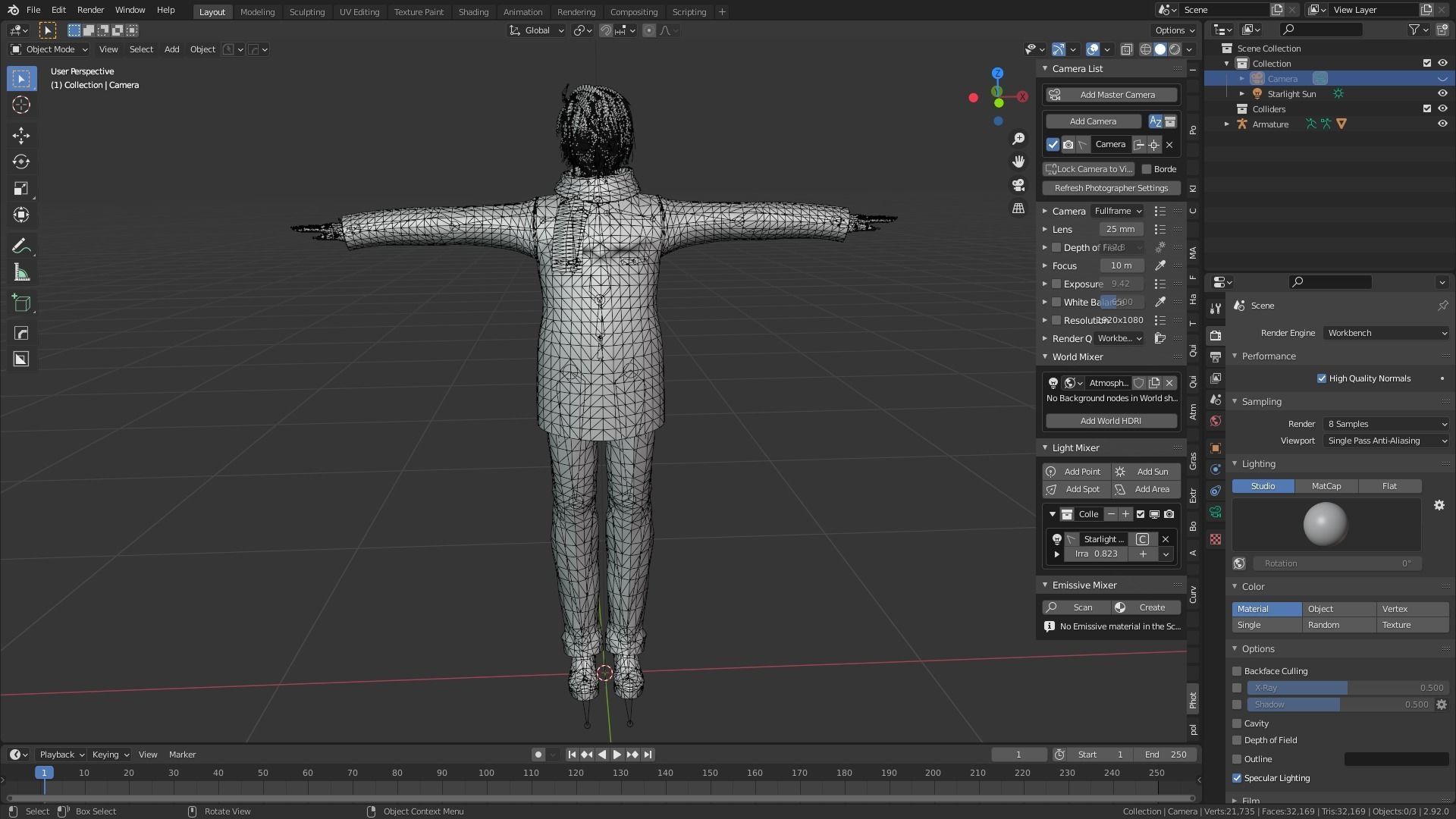 cute anime boy character - Daichi Low-poly 3D model_12