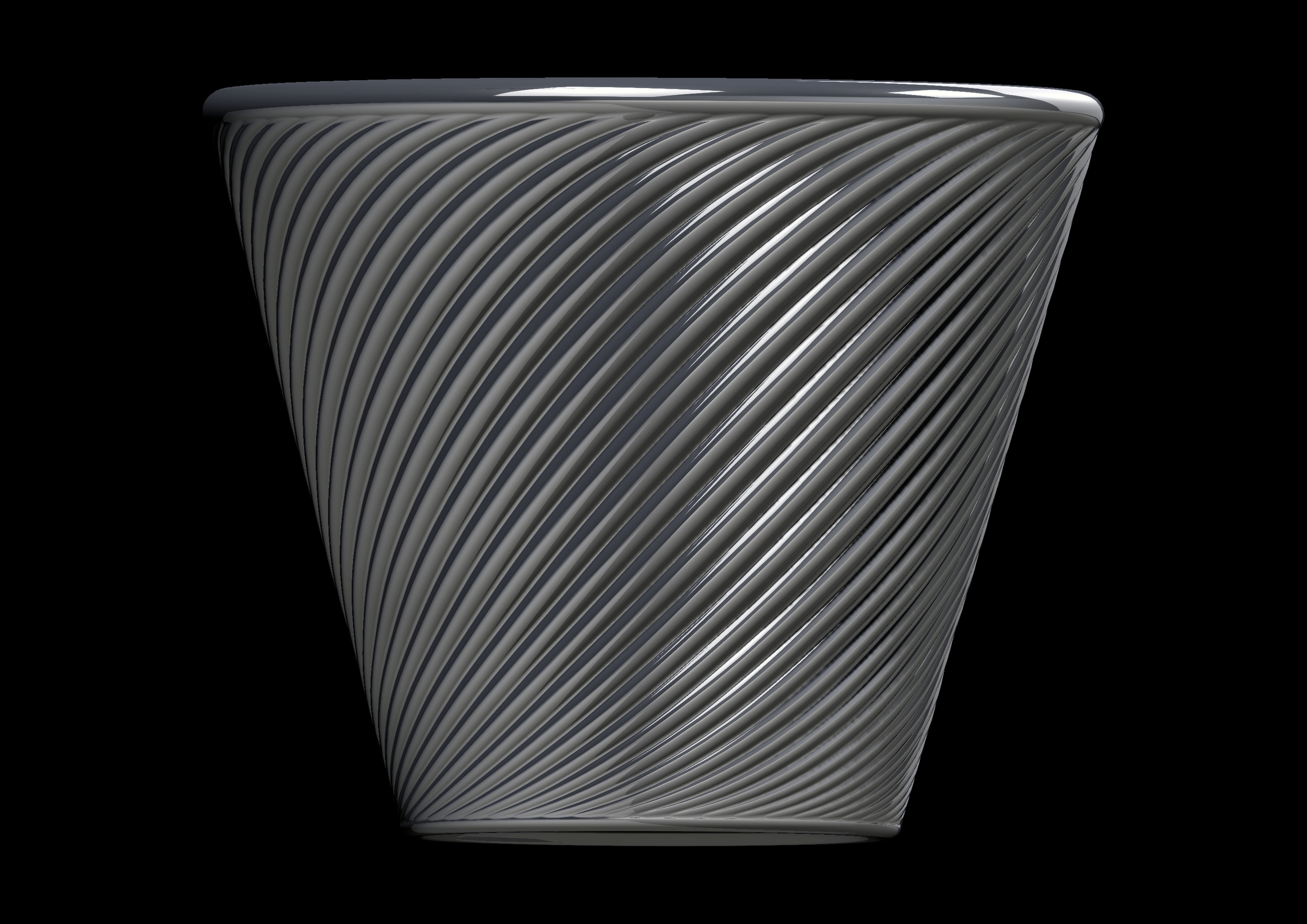 vase01 cup 3D print model_6