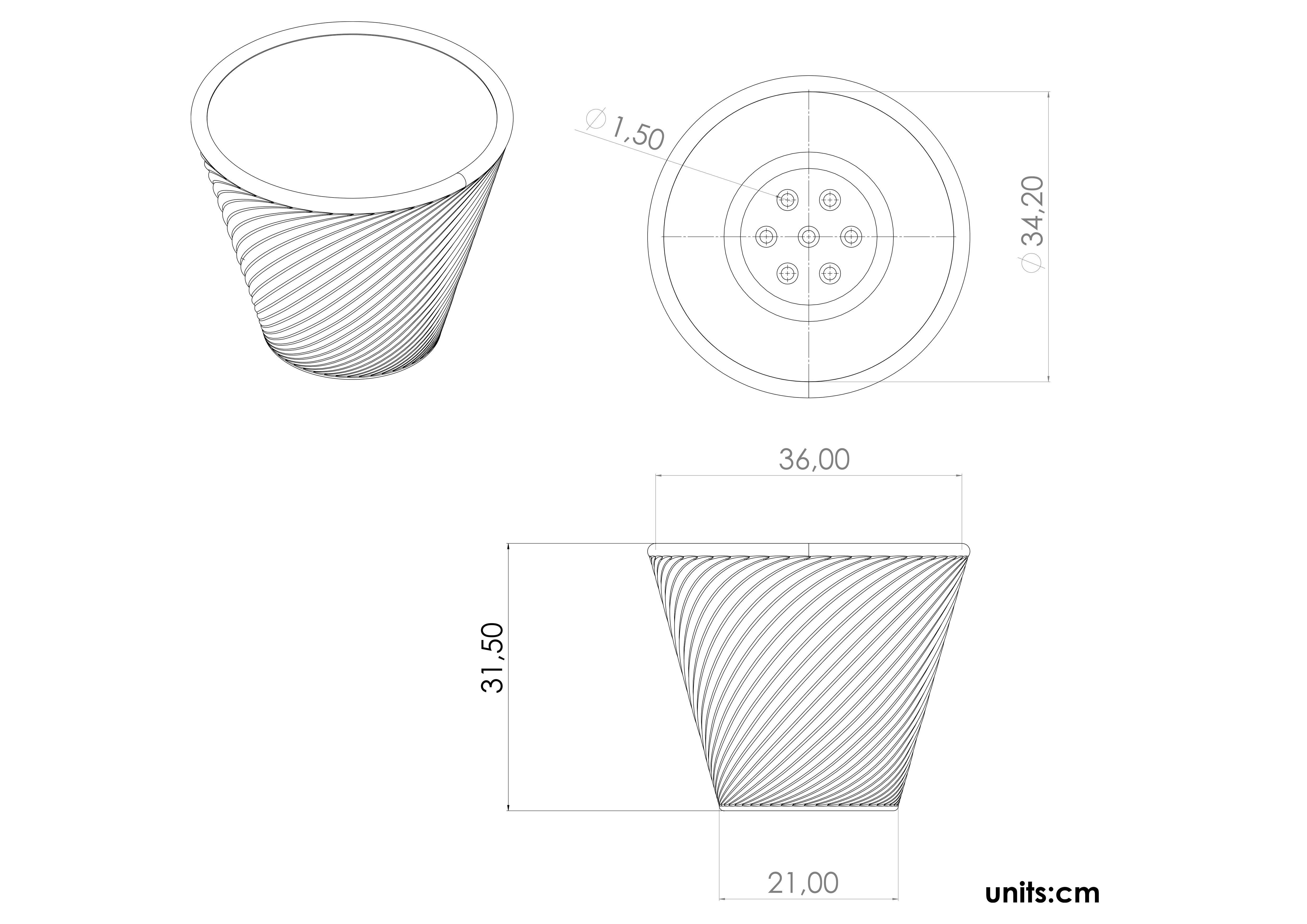vase01 cup 3D print model_7