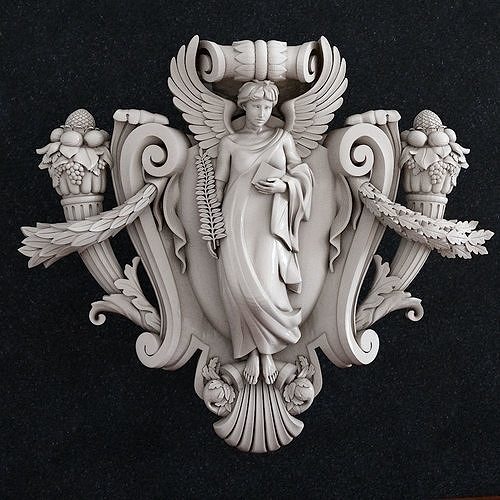 Statue Athena Muse  Goddess Virgo Muza 3D print model