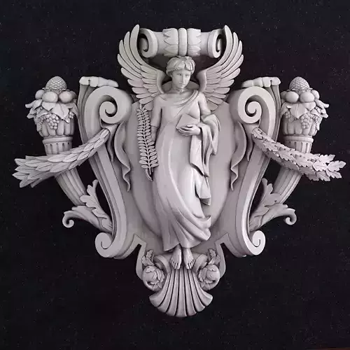 Statue Athena Muse  Goddess Virgo Muza 3D print model