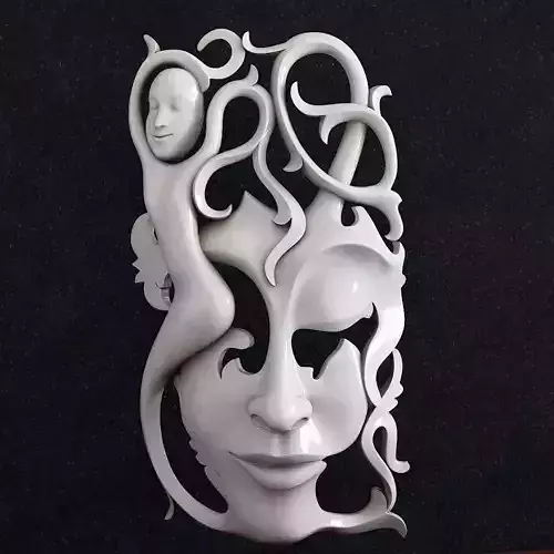 Theater Mask woman