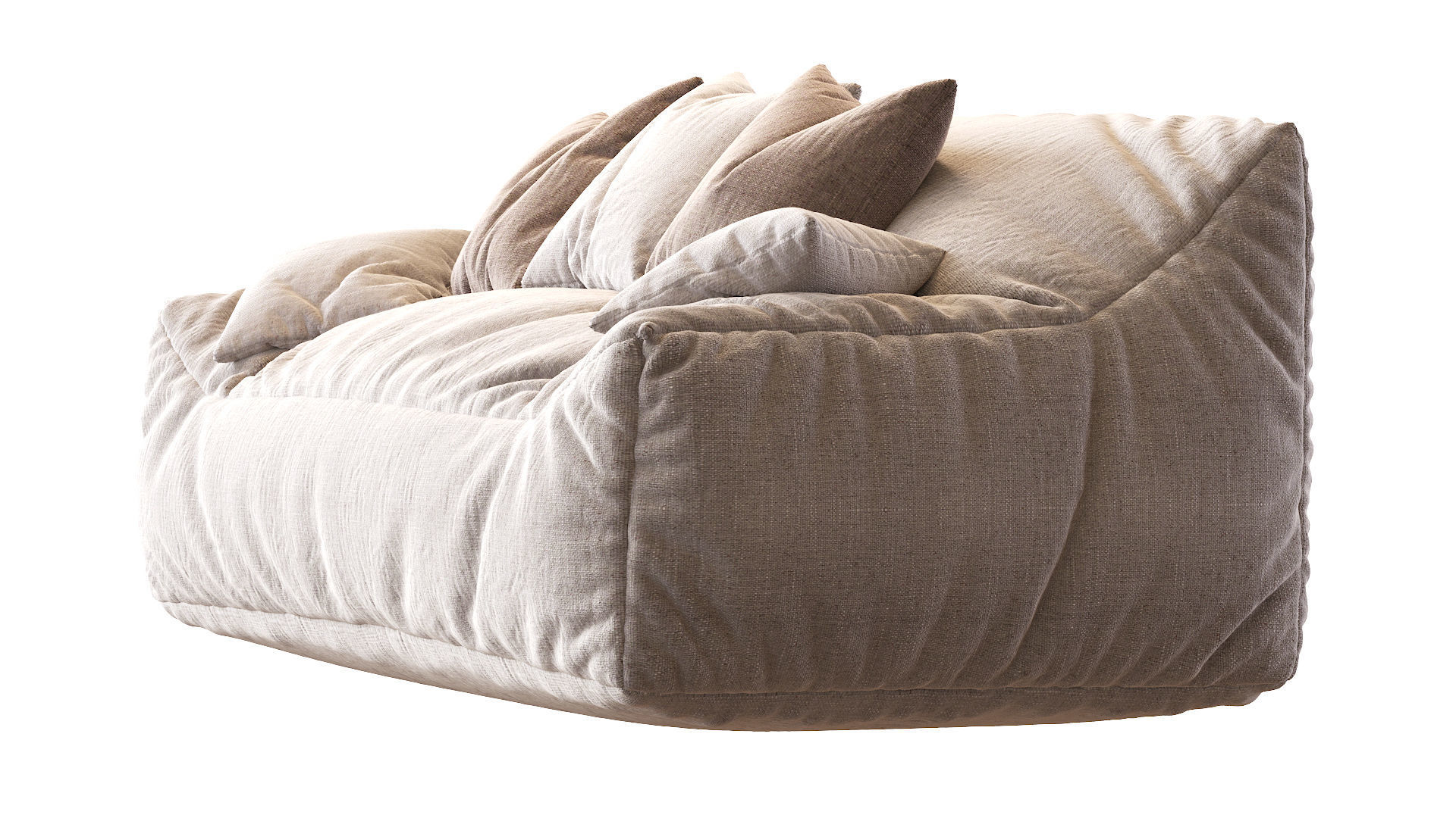 Big Joe Lux Large Bean sofa 3D model_18