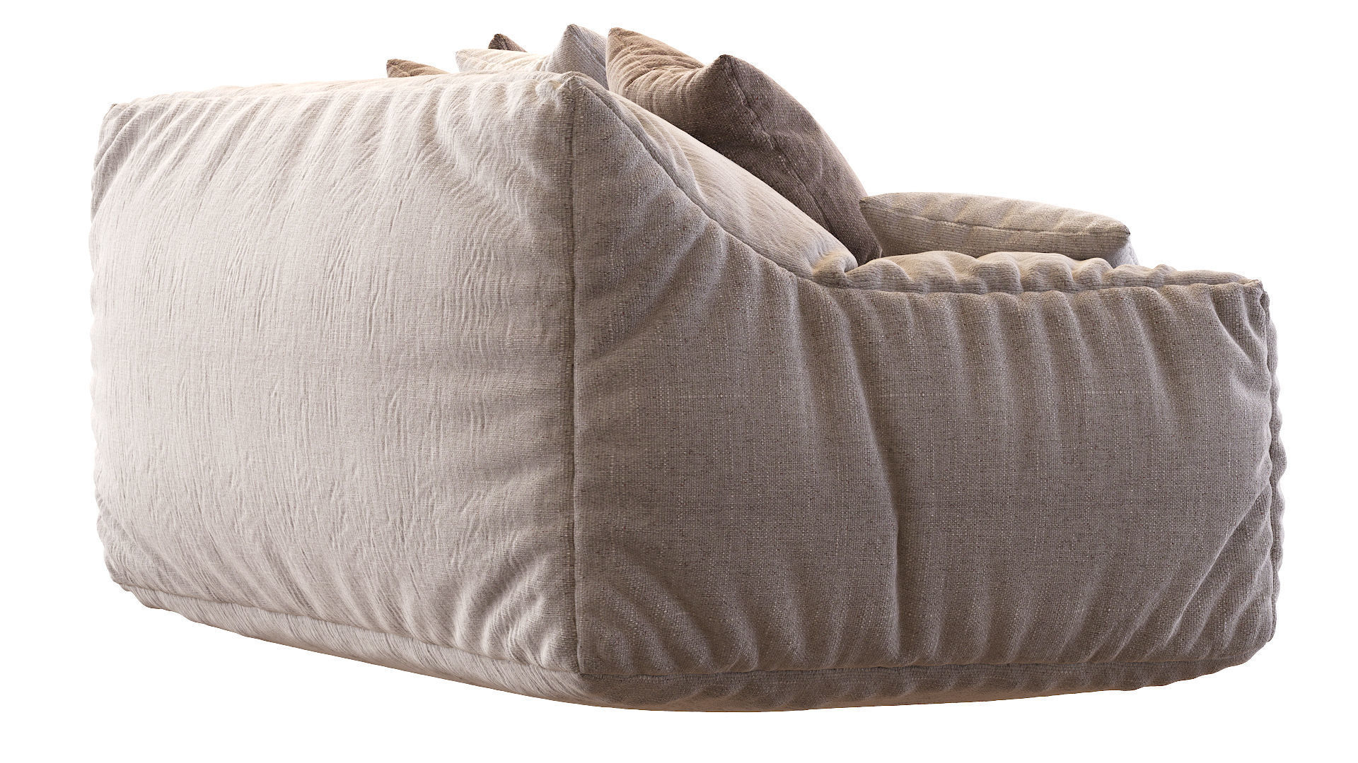 Big Joe Lux Large Bean sofa 3D model_14