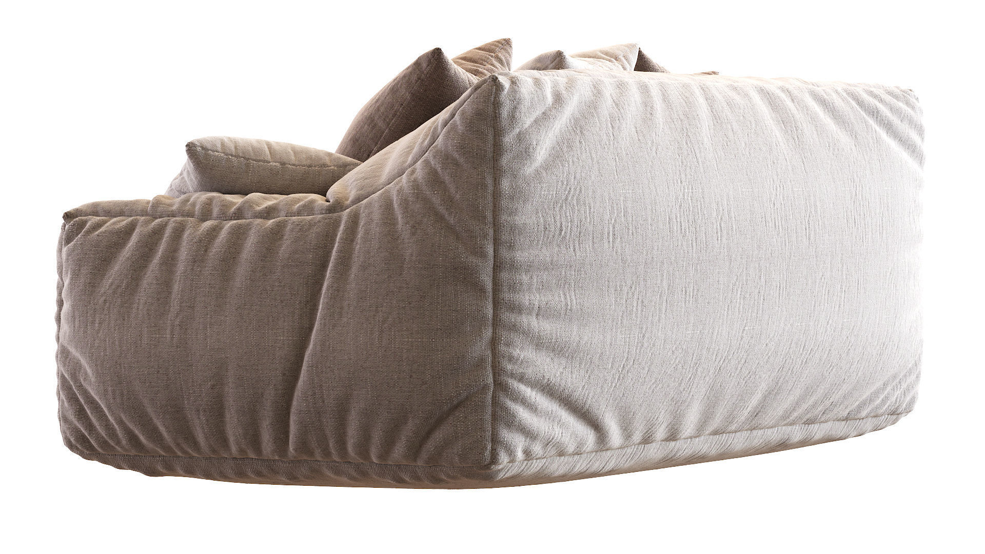 Big Joe Lux Large Bean sofa 3D model_16