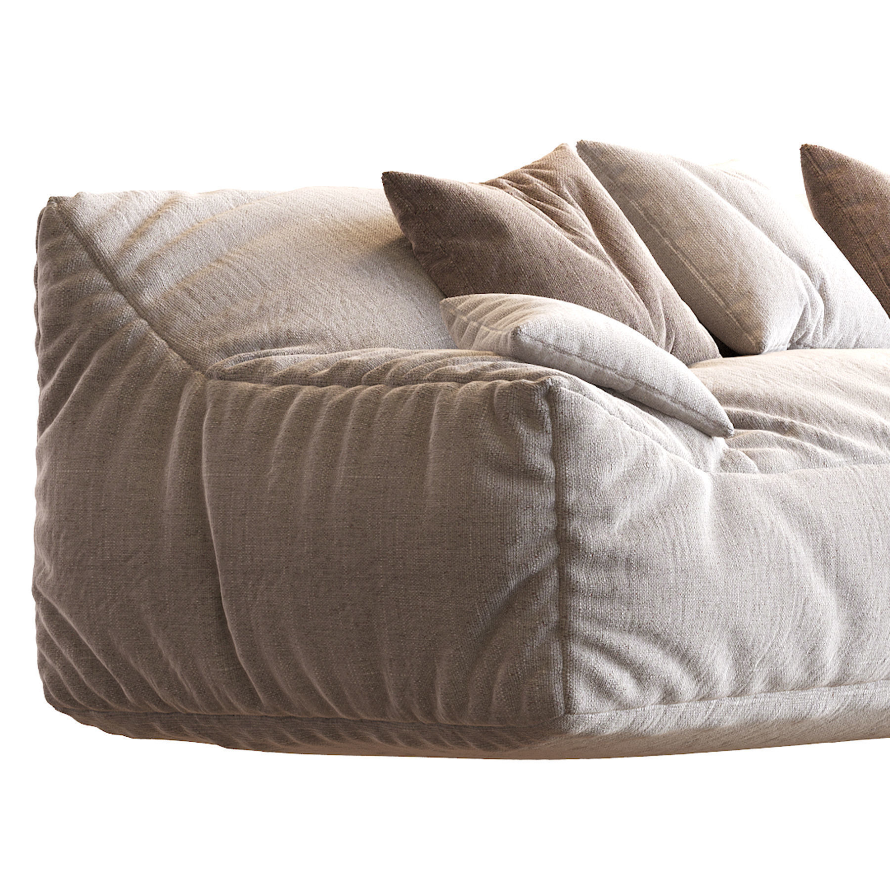 Big Joe Lux Large Bean sofa 3D model_22