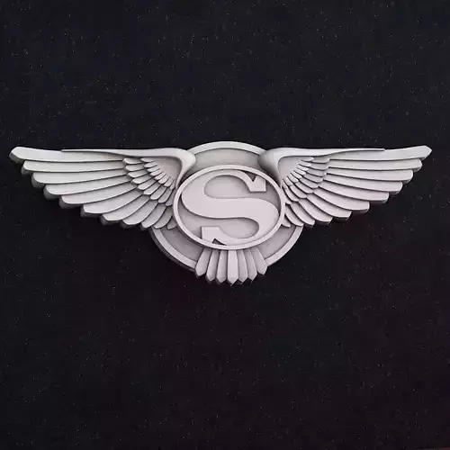 SuperMan bentley emblem with wings