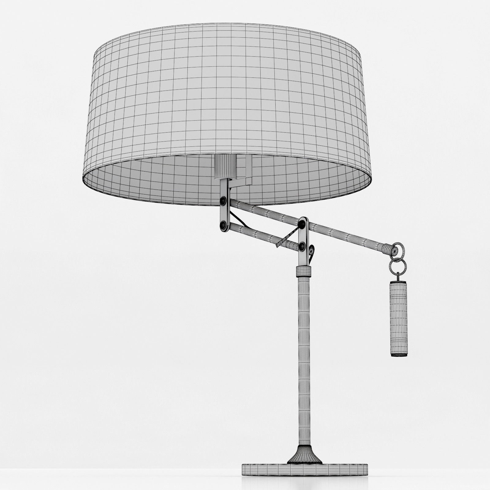 Crate and Barrel Autry Table Lamp 3D model_6