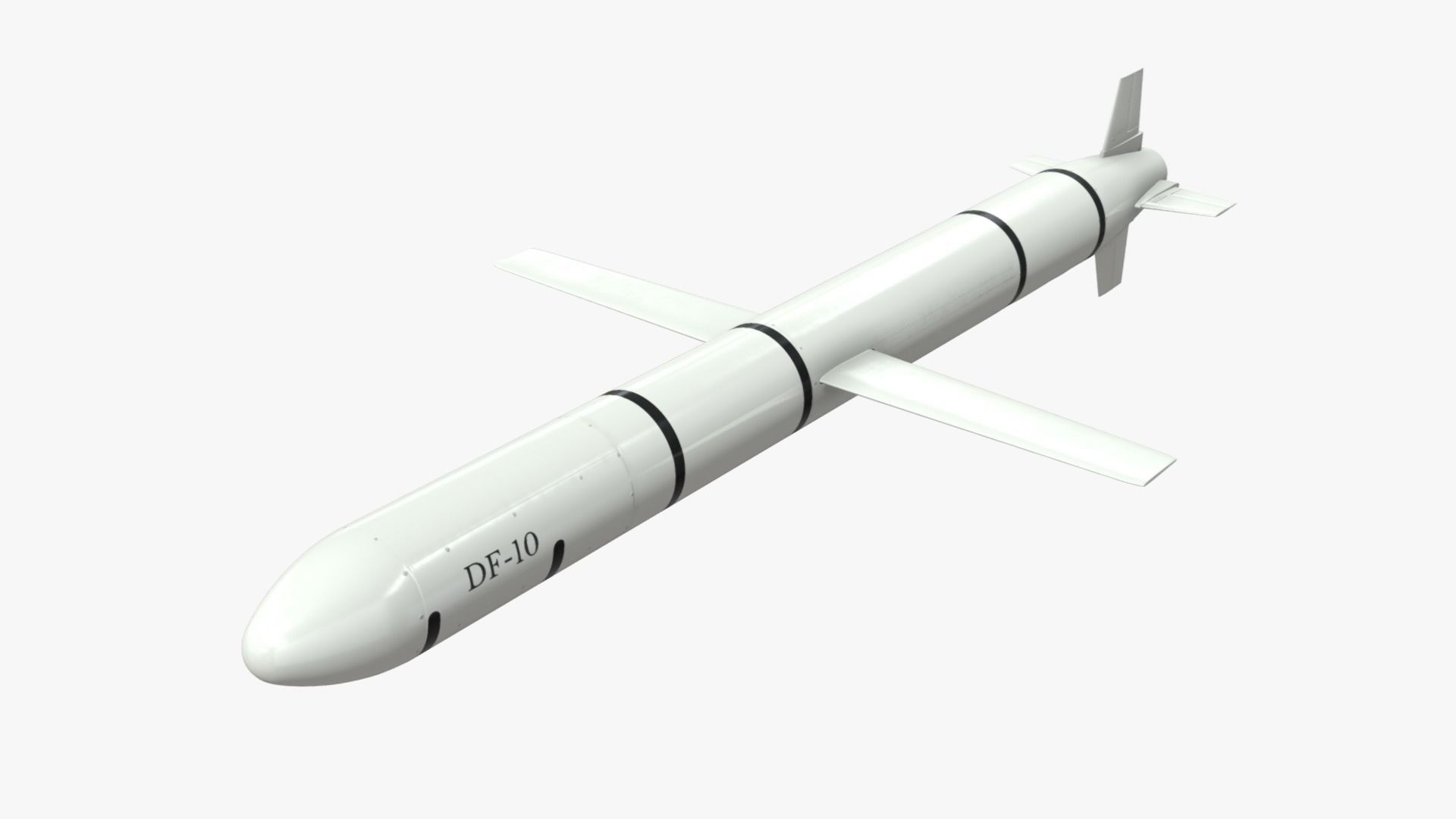 CJ-10 DF-10 KD-20 Chinese Land-Attack Cruise Missile 3D model_7