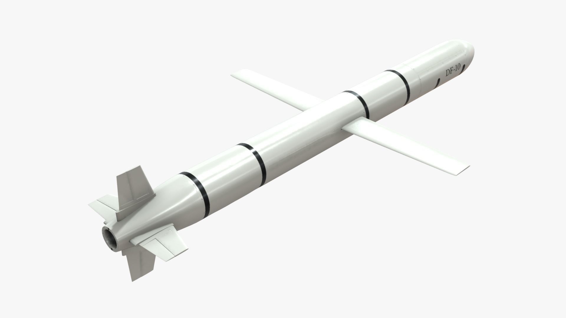 CJ-10 DF-10 KD-20 Chinese Land-Attack Cruise Missile 3D model_5