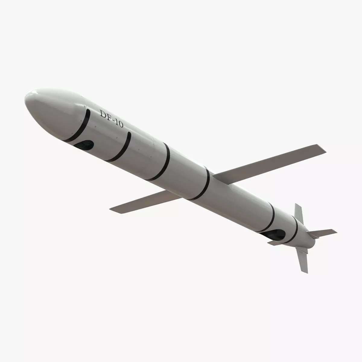 CJ-10 DF-10 KD-20 Chinese Land-Attack Cruise Missile 3D model_0