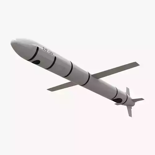CJ-10 DF-10 KD-20 Chinese Land-Attack Cruise Missile 3D model