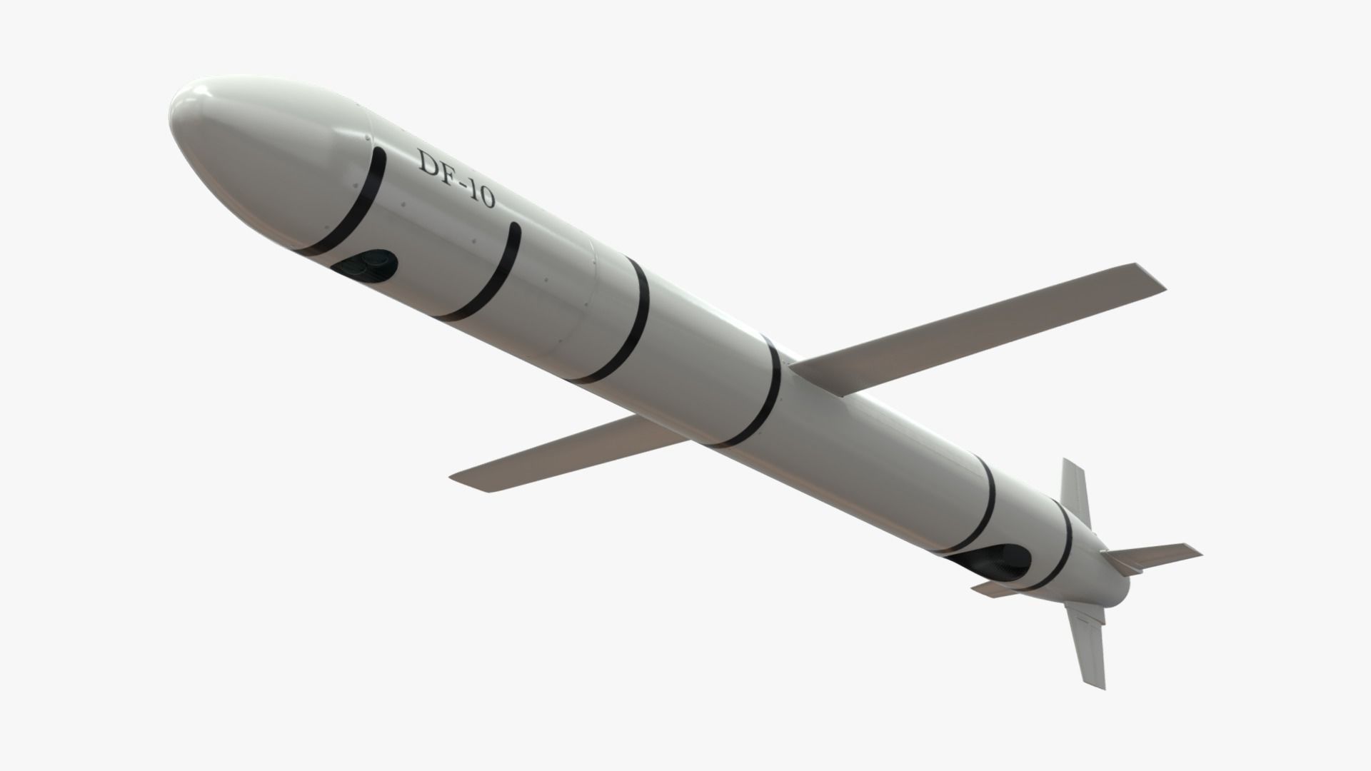 CJ-10 DF-10 KD-20 Chinese Land-Attack Cruise Missile 3D model_6