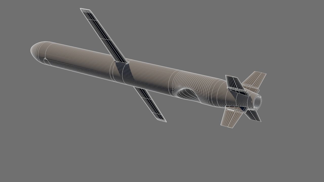 CJ-10 DF-10 KD-20 Chinese Land-Attack Cruise Missile 3D model_3
