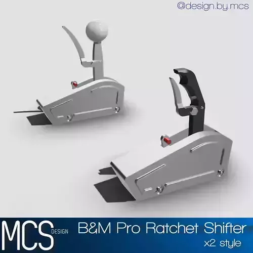 B and M Pro Ratchet Shifters x2 Drag Shifter