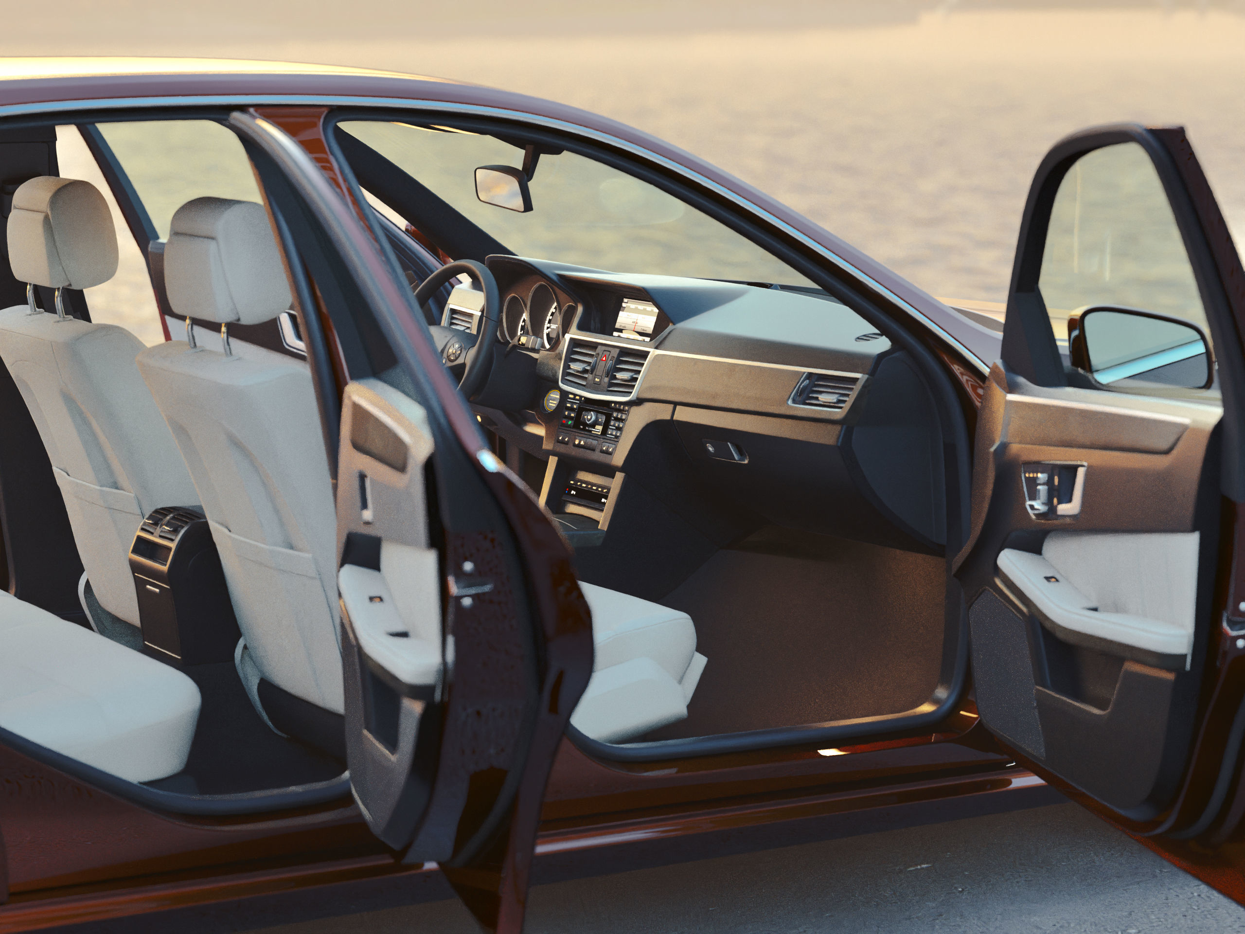 Mercedes-Benz E-Class 2010 3D model_7