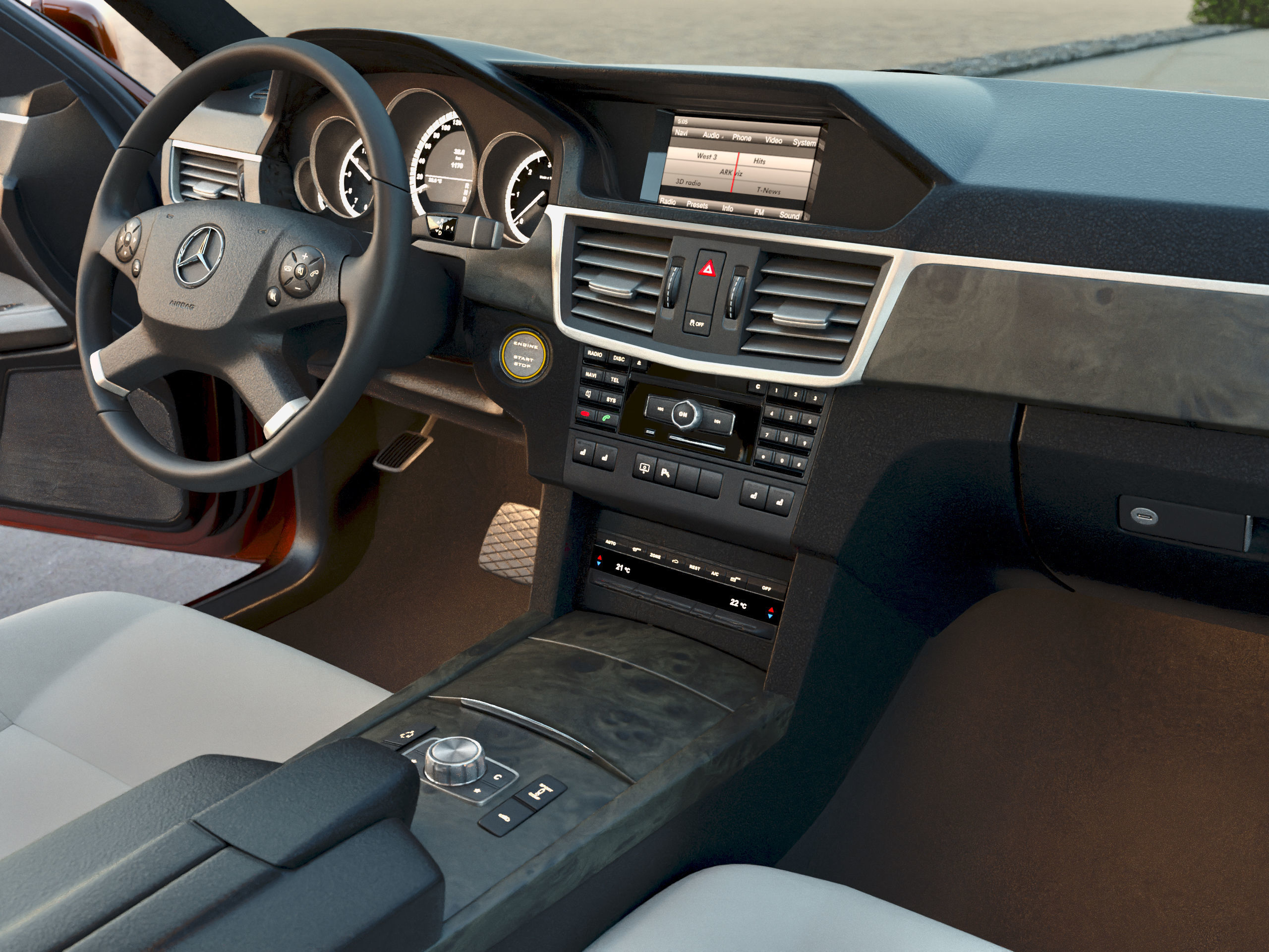 Mercedes-Benz E-Class 2010 3D model_9