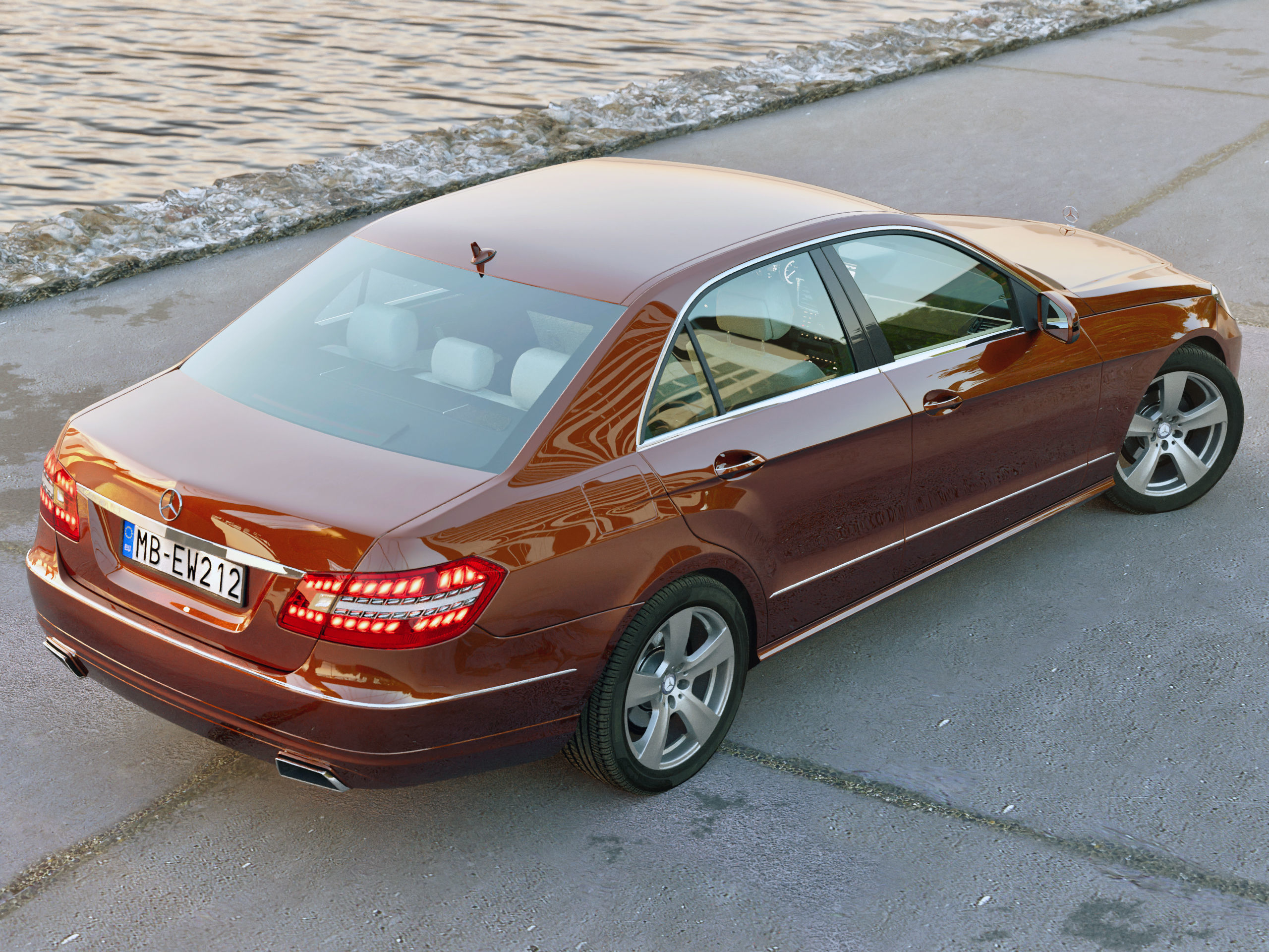 Mercedes-Benz E-Class 2010 3D model_1