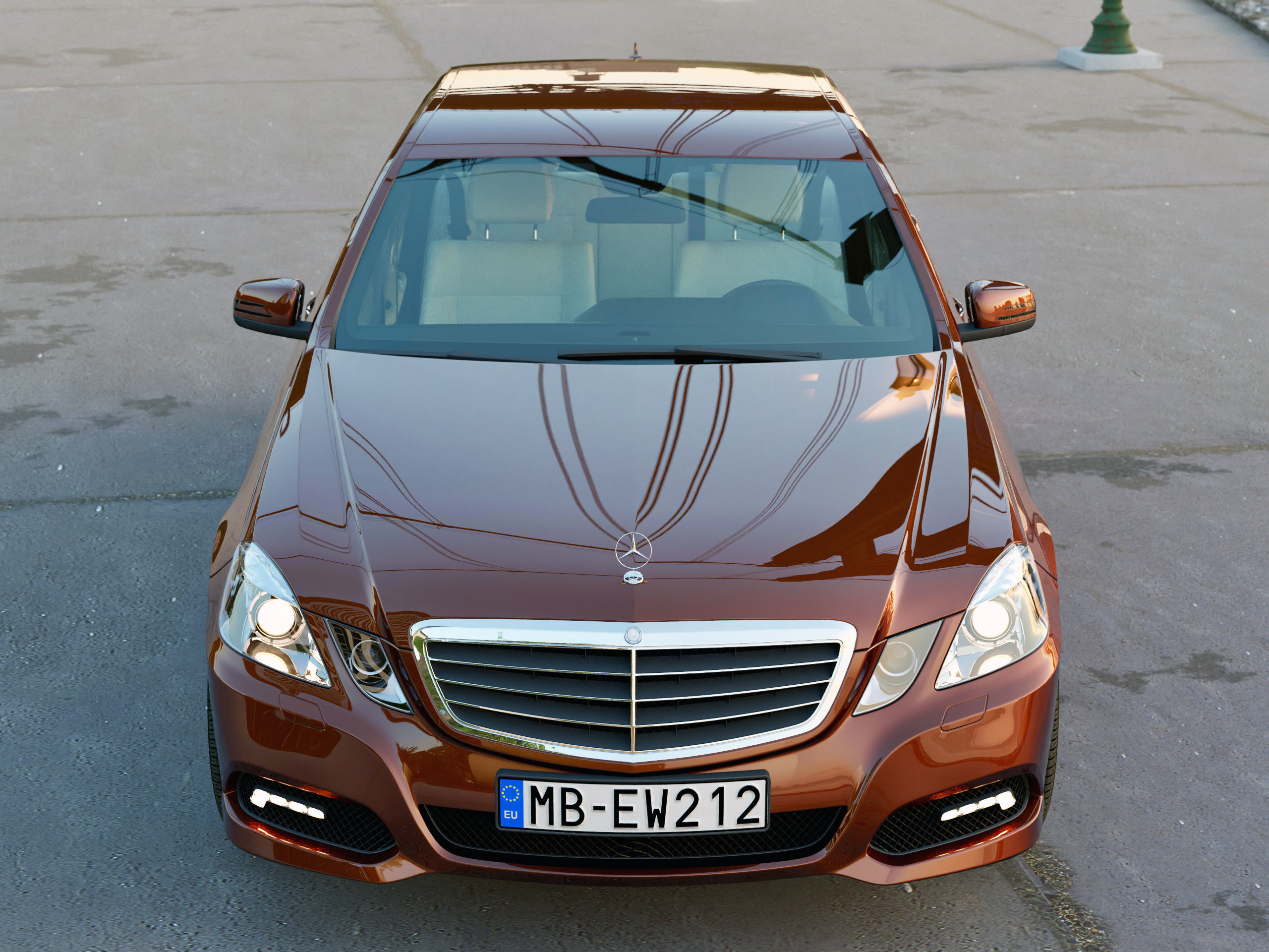 Mercedes-Benz E-Class 2010 3D model_2