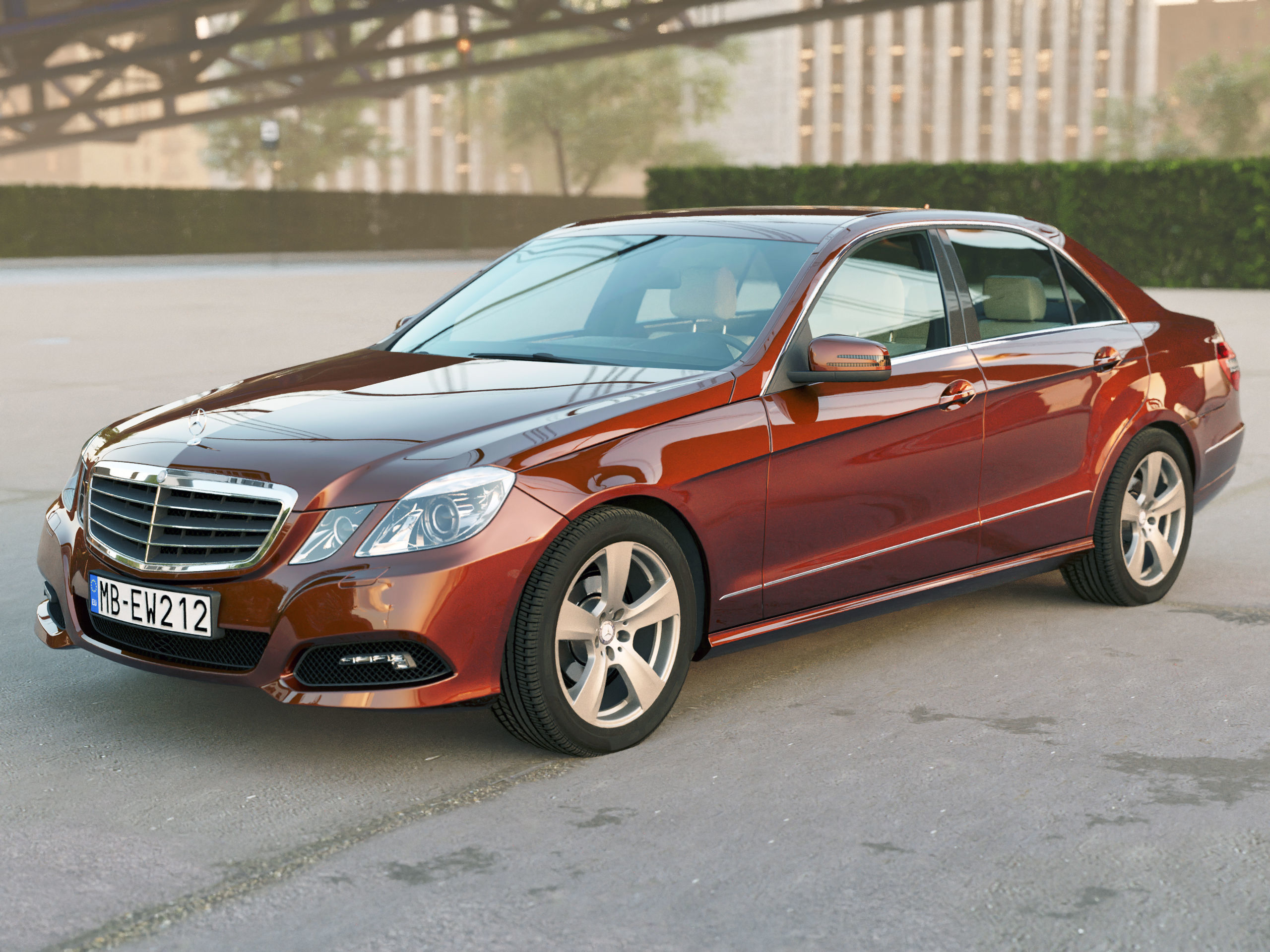 Mercedes-Benz E-Class 2010 3D model_5