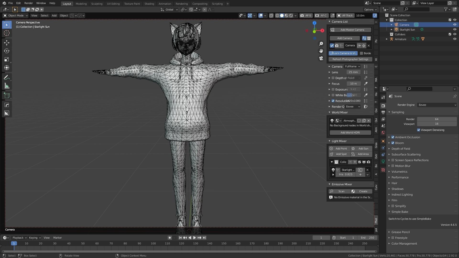 cute anime boy character - Fudo Low-poly 3D model_12