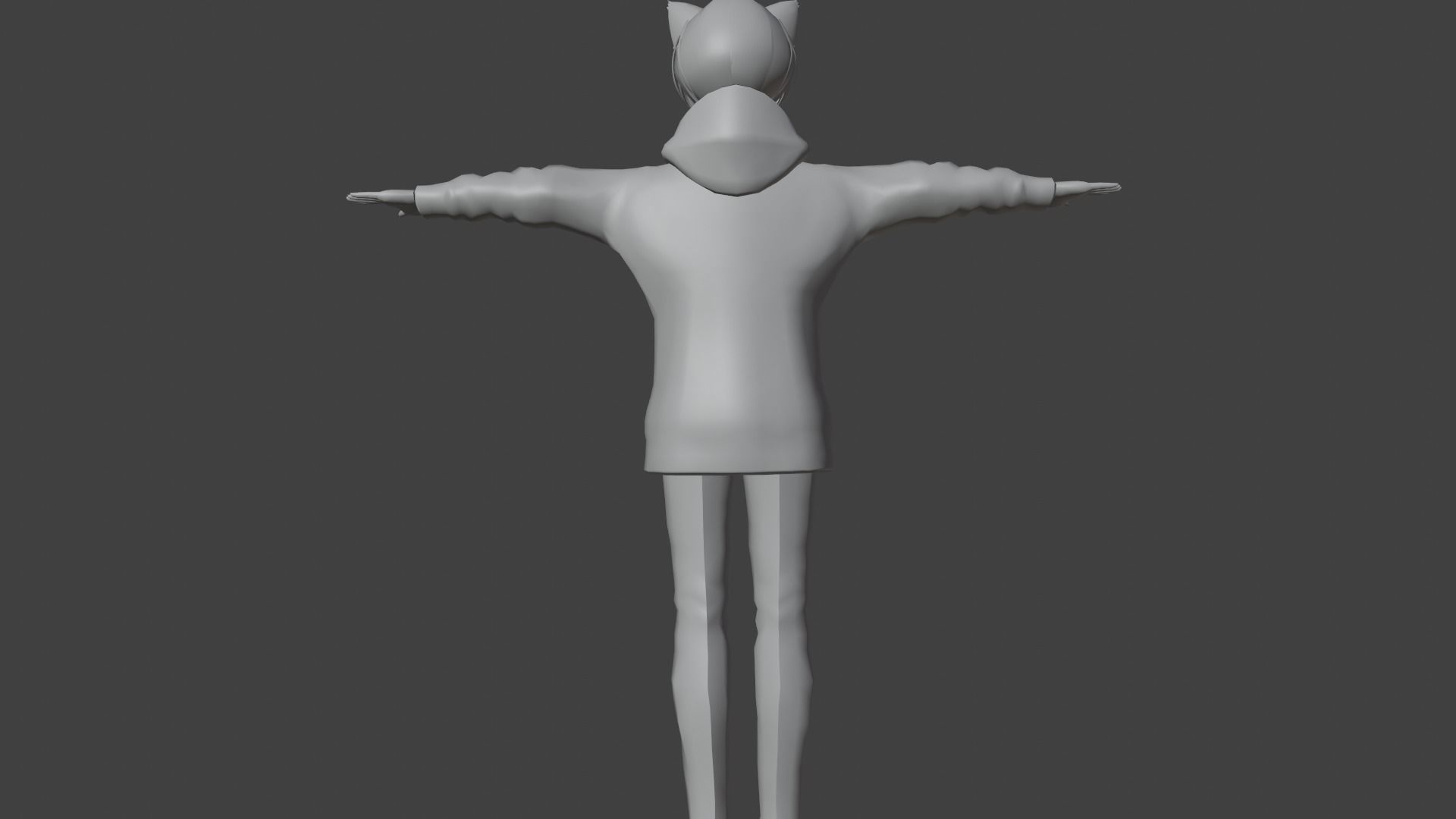 cute anime boy character - Fudo Low-poly 3D model_10