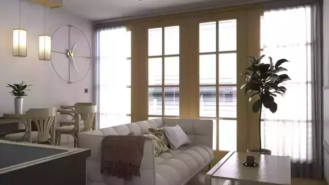 Bungalow 1 - interior exterior