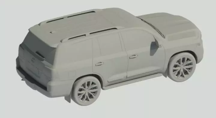 Toyota Land Cruiser 200 3D model_0
