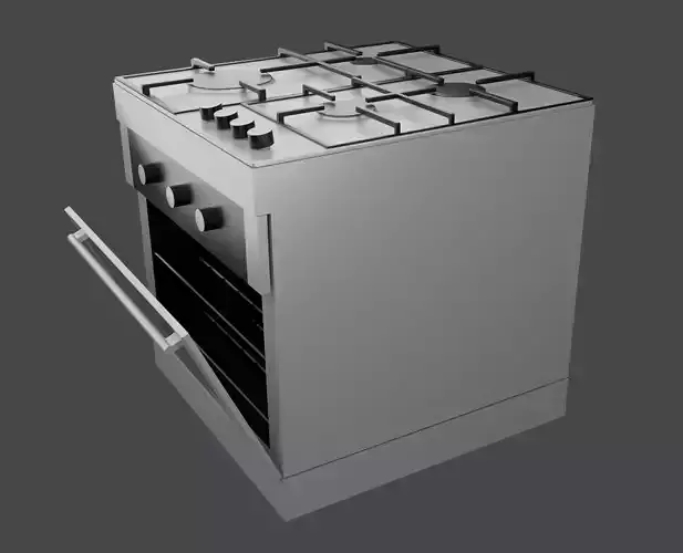 kitchen oven 3D model