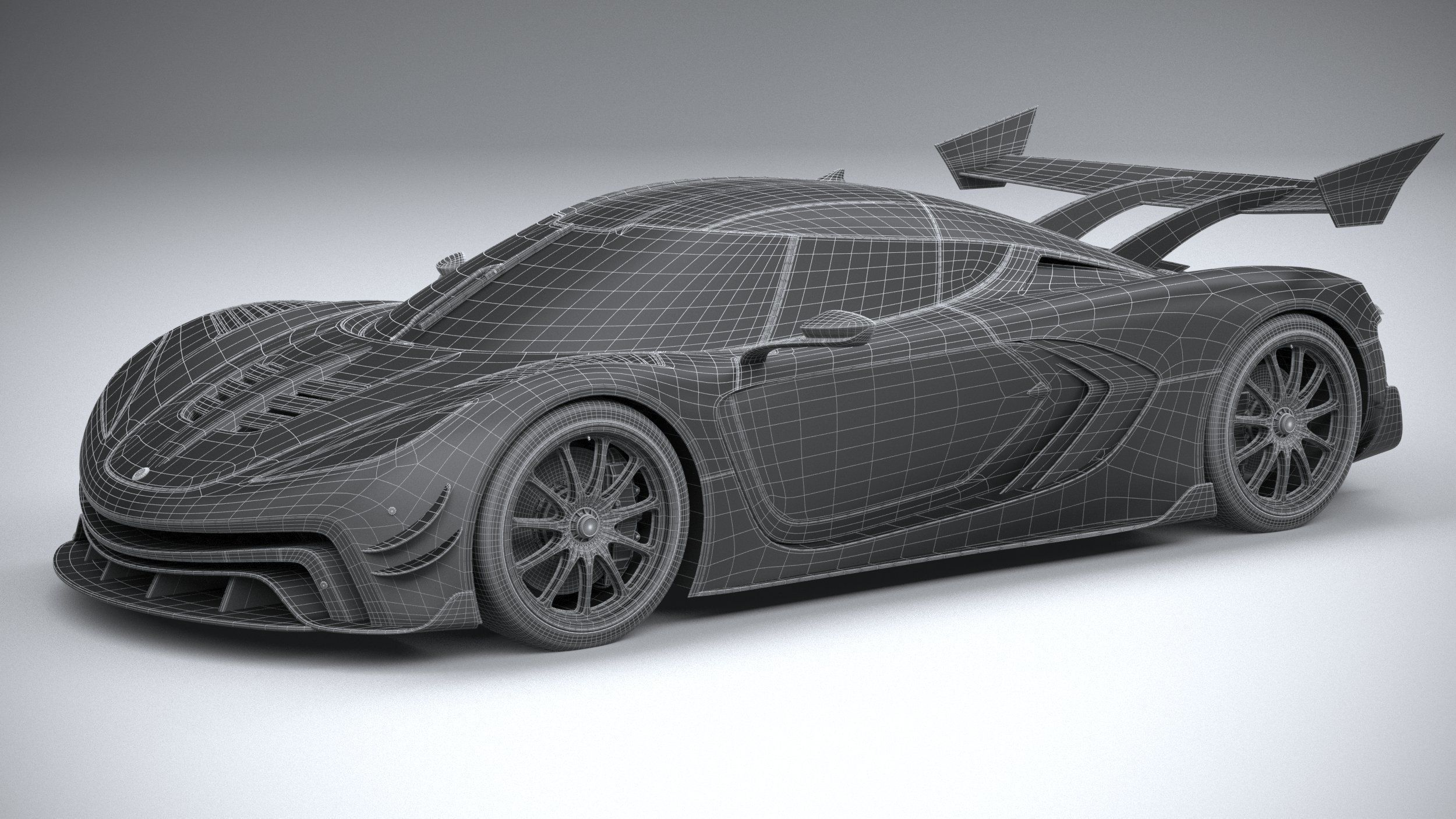 Generic Hypercar 2022 3D model_28