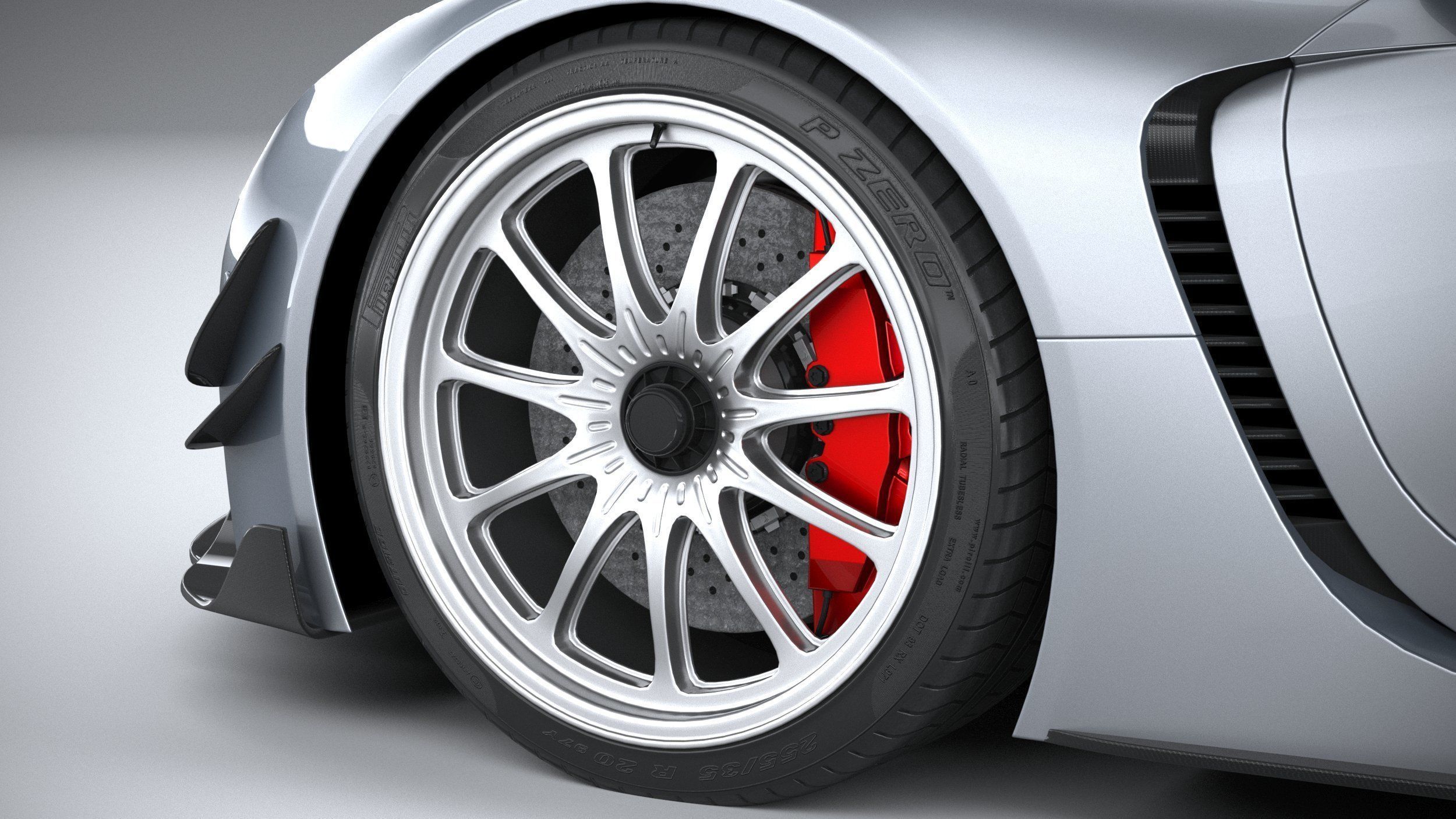 Generic Hypercar 2022 3D model_16